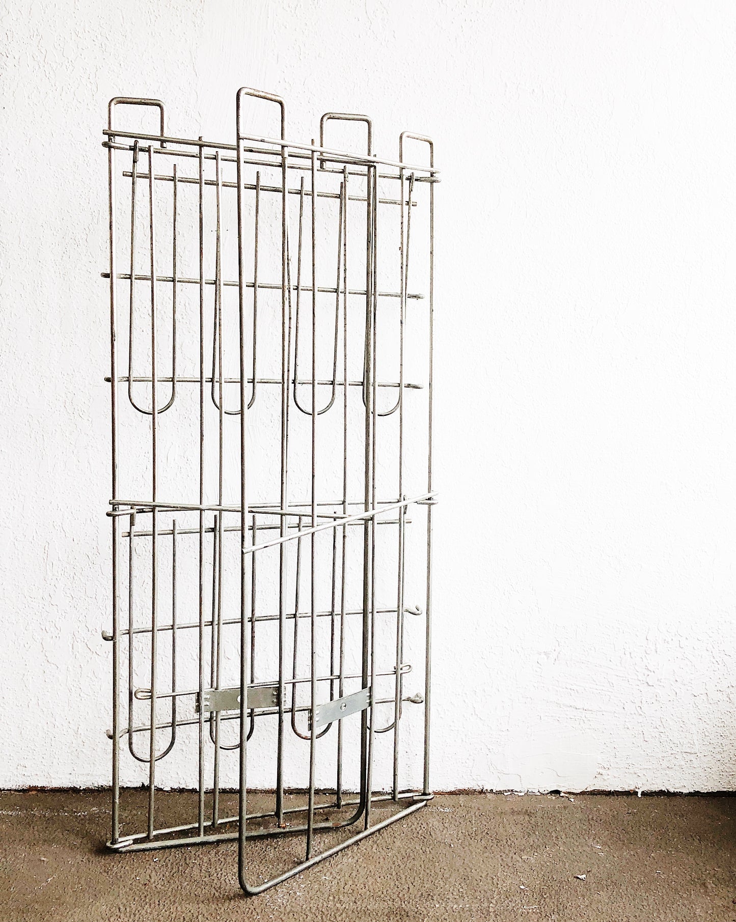 Vintage Industrial Folding Shelf
