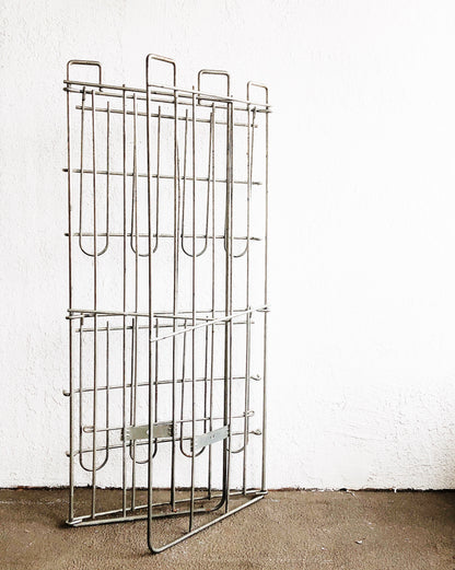 Vintage Industrial Folding Shelf