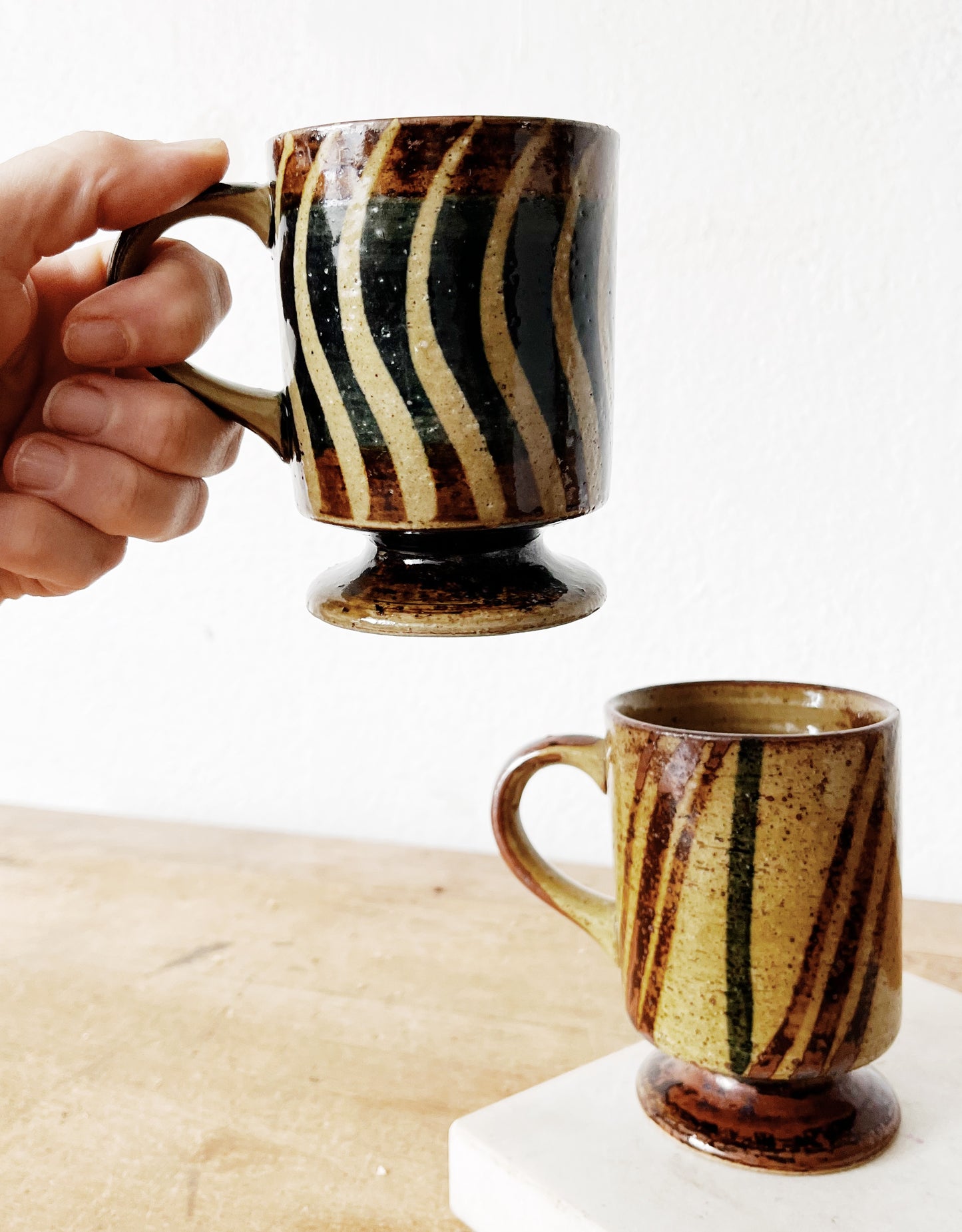 Vintage Mug Pair Japan