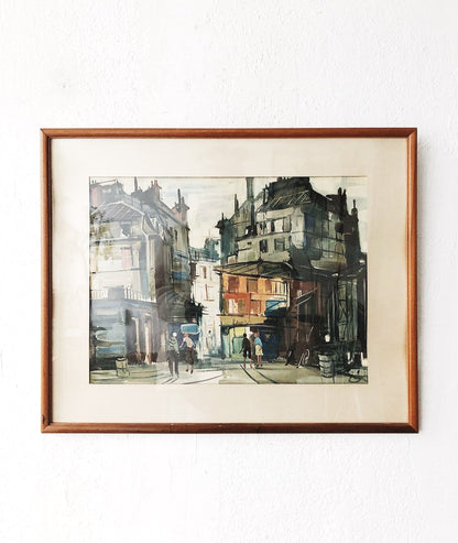 Mid Century Street Painting