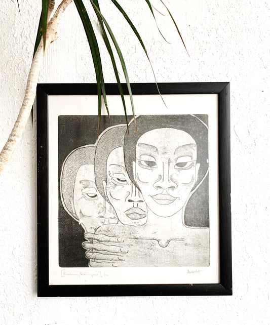 Vintage Original Etching
