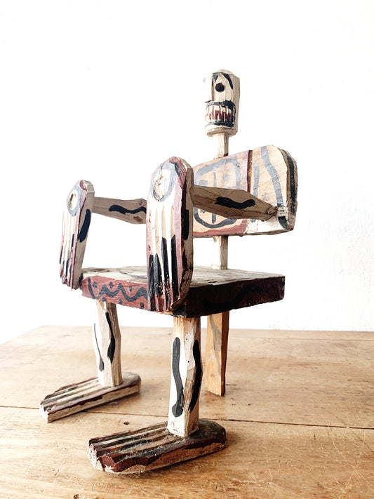 Vintage Day of The Day Folk Art