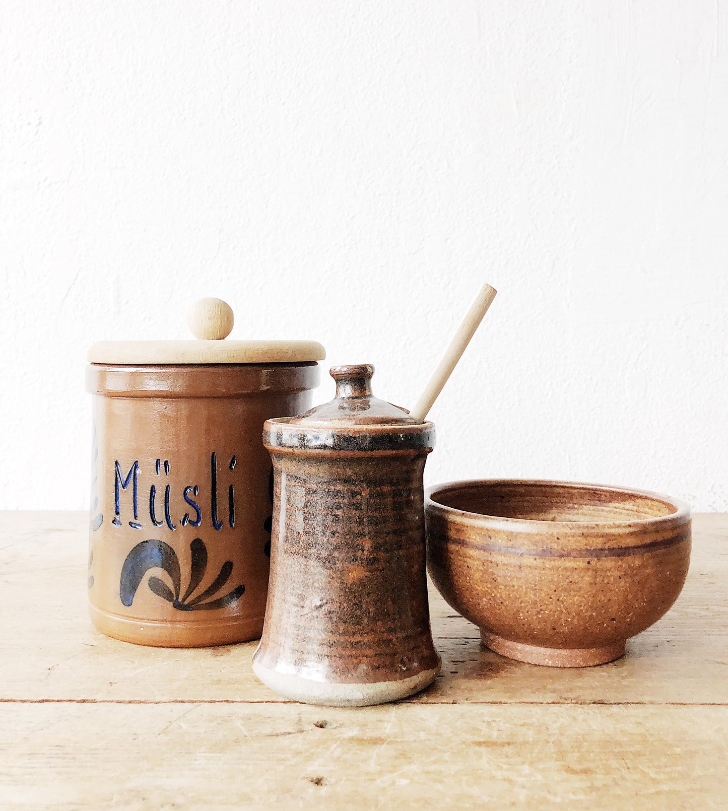 Vintage Stoneware Canister