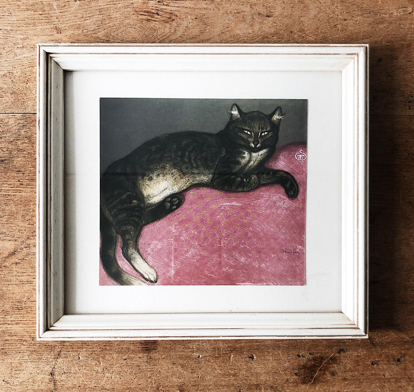 Vintage Japanese Cat Print