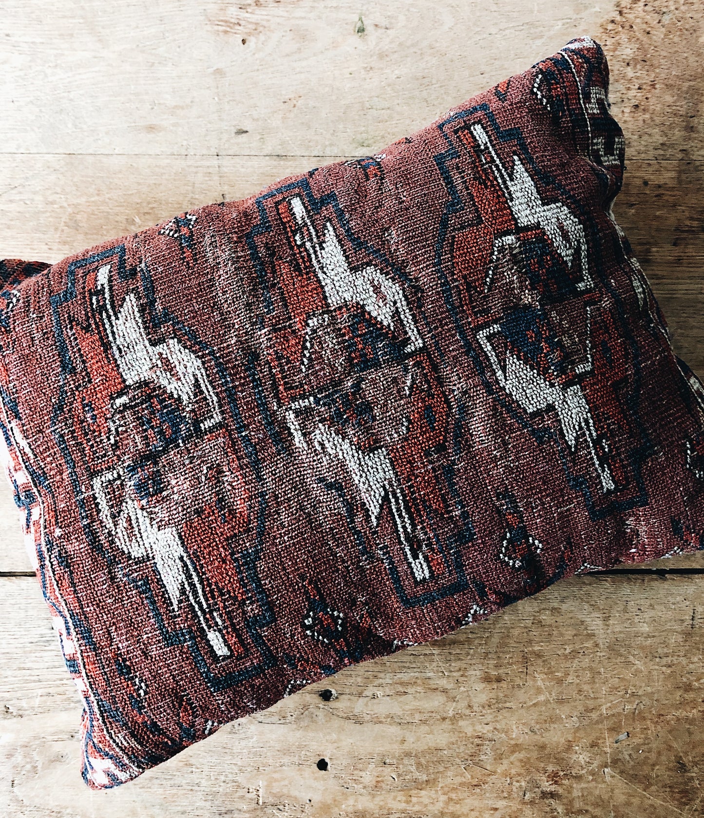Antique Kilim Neck Pillow