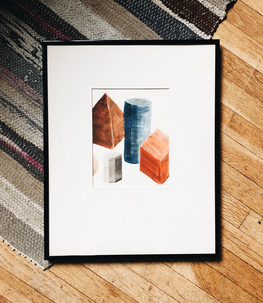 Original Vintage Watercolor Painting