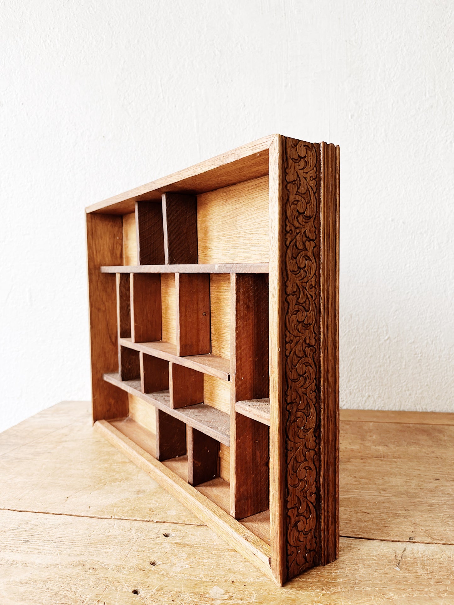 Antique Shadowbox Shelf