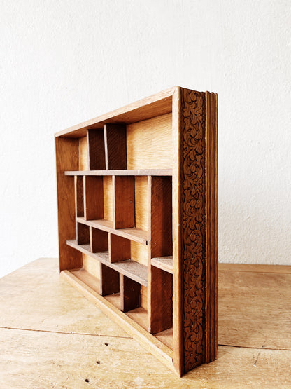 Antique Shadowbox Shelf