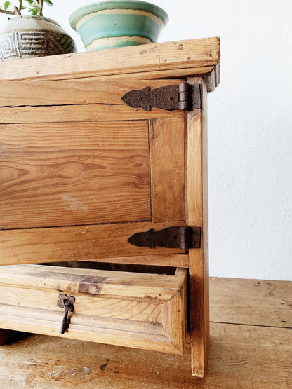 Vintage Mexican Pine Cupboard