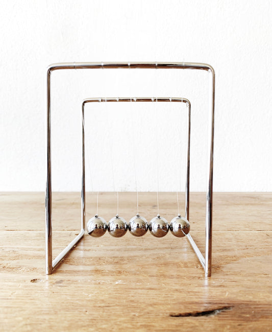 Vintage Chrome Newton’s Cradle