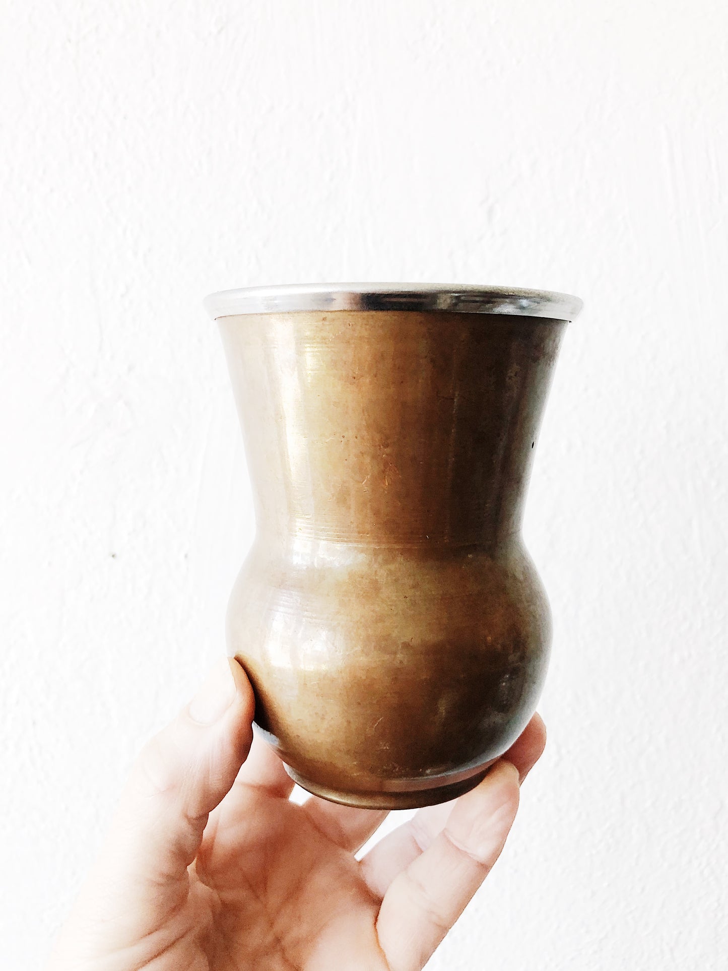 Copper Clad Water / Wine Glass