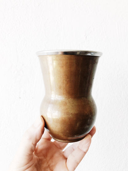 Copper Clad Water / Wine Glass