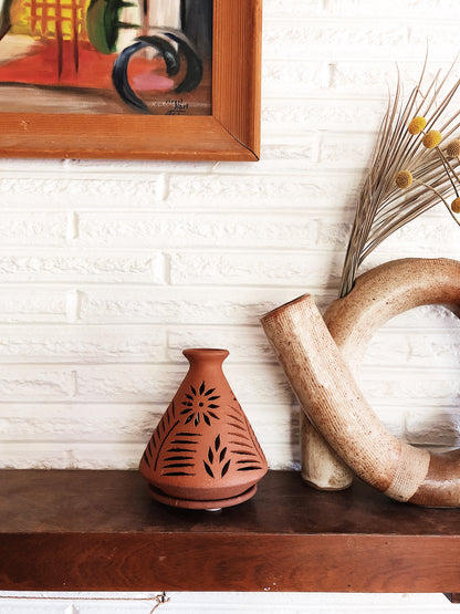 Mexican Clay Luminary or Incense Hut