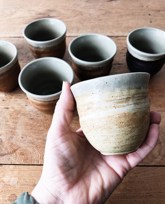 Set of Seven European Wine Glasses