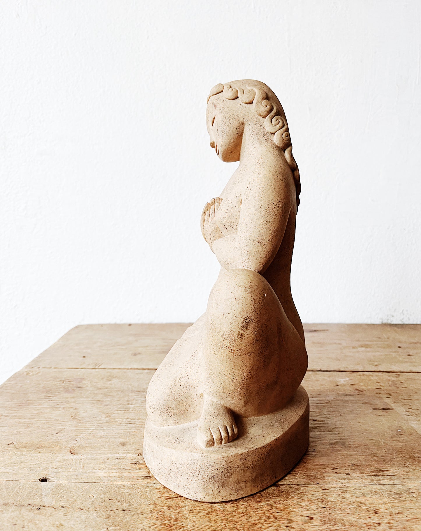 Sandstone Meditation Sculpture