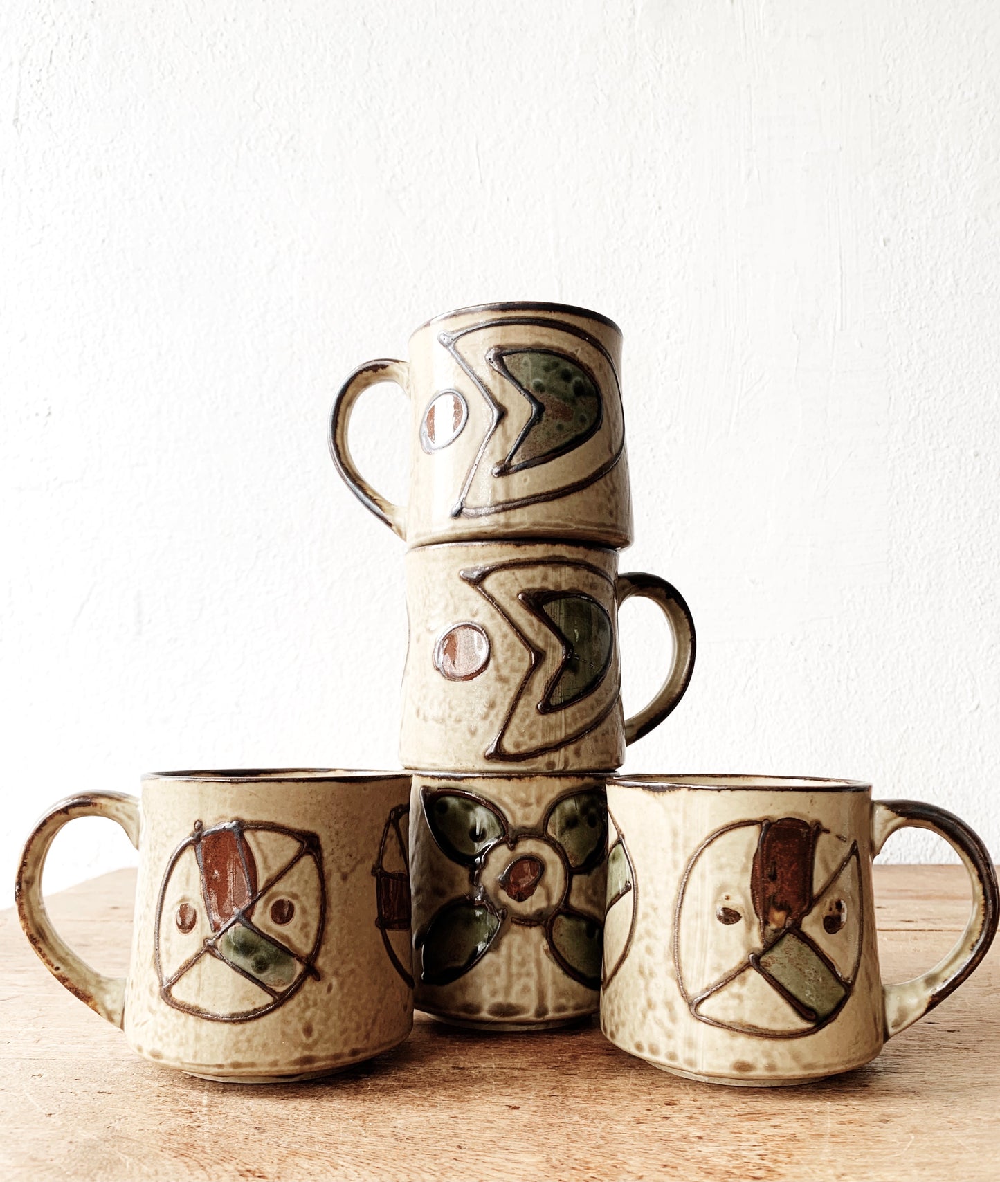 1970’s Pottery Mugs