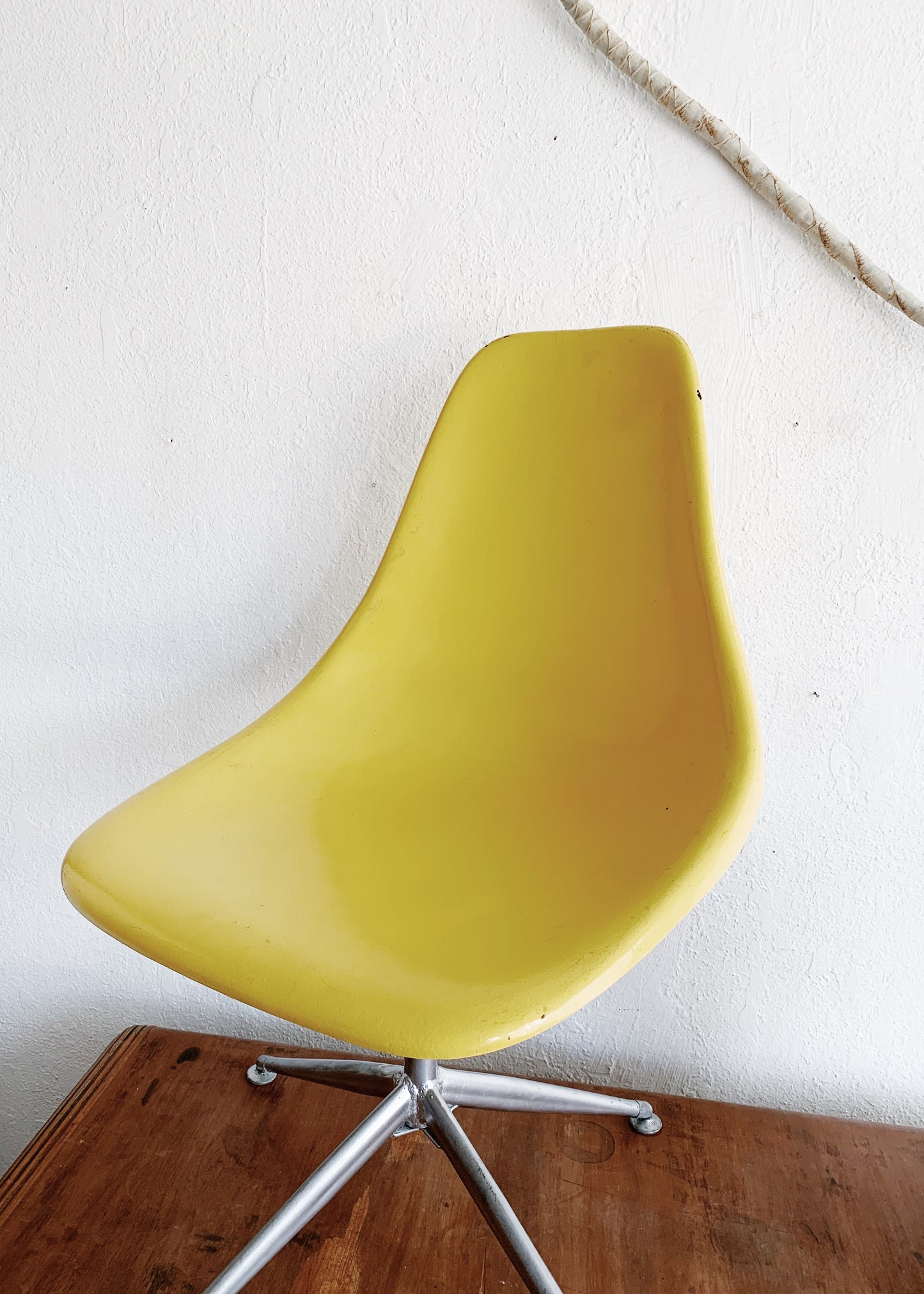 Vintage Sunny Yellow Chair