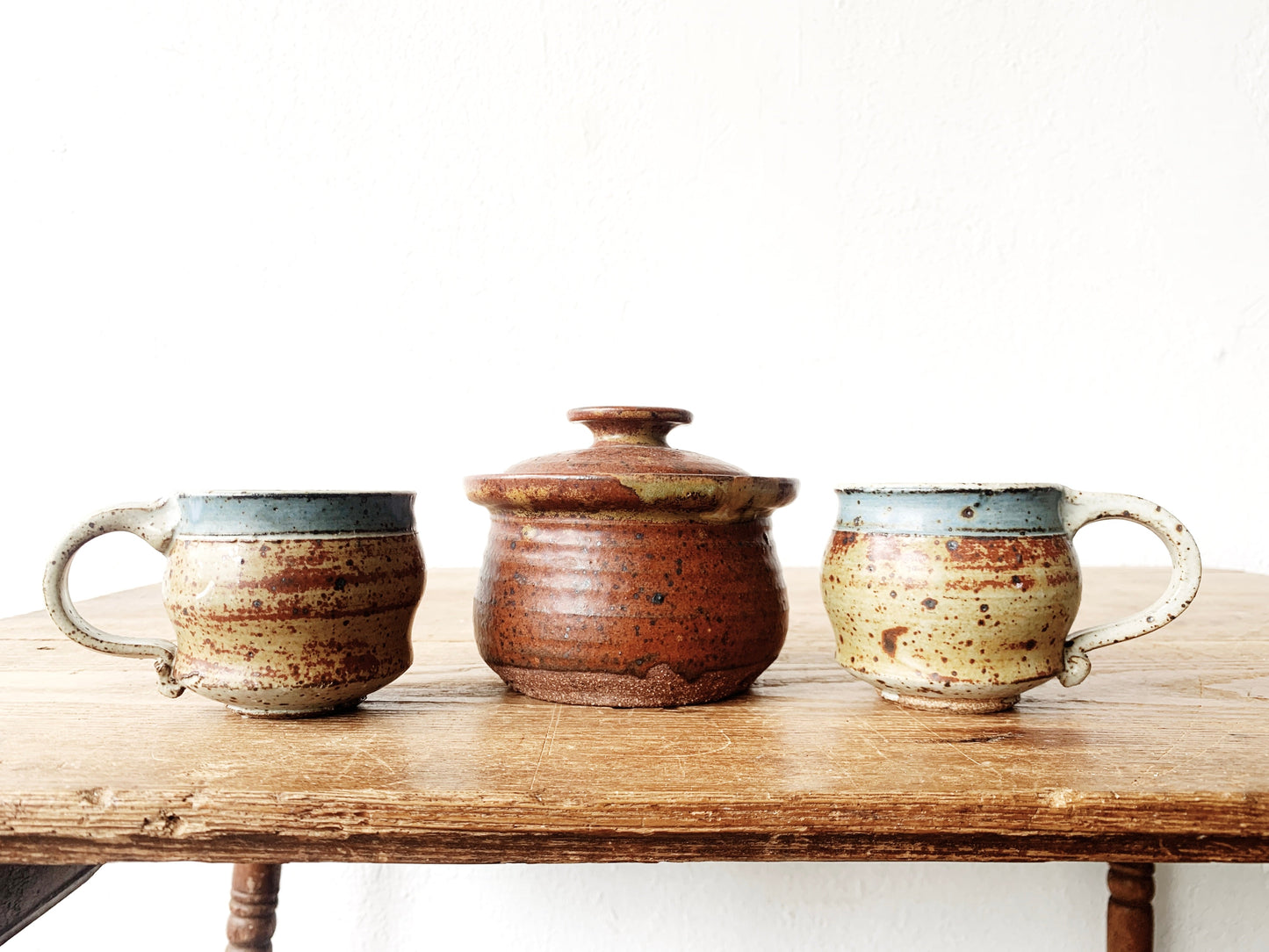 Handmade Stoneware Trio