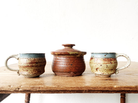 Handmade Stoneware Trio