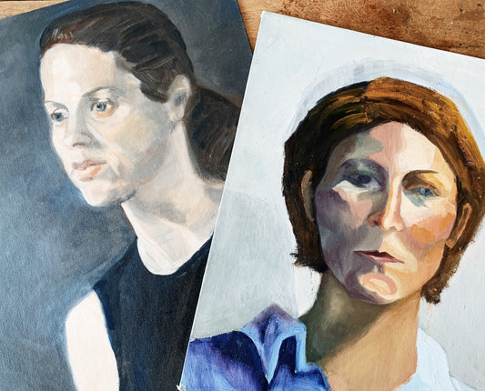 Original Portrait on Board