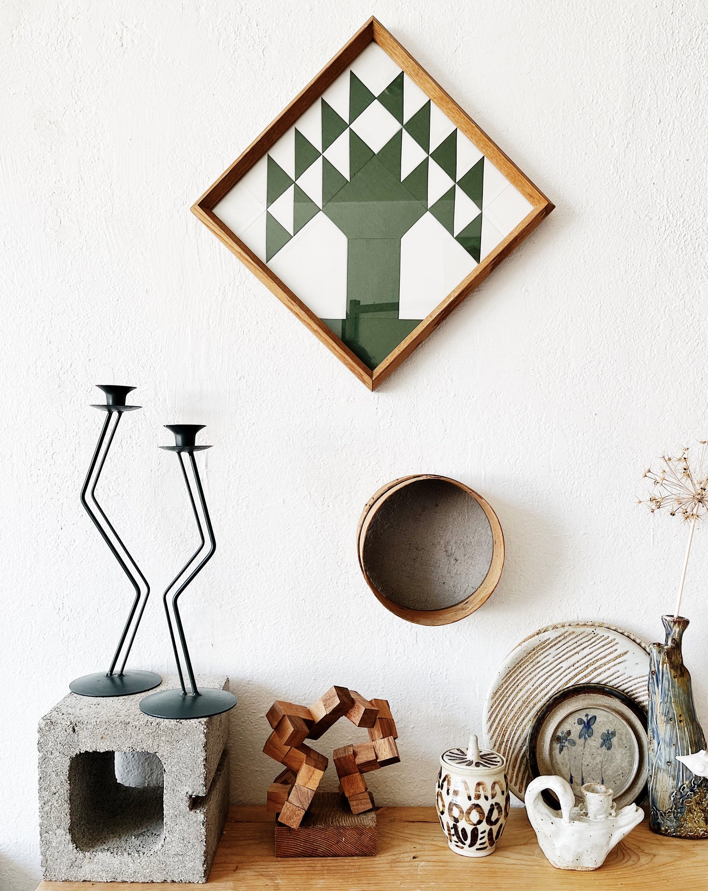 Handmade Swan Candleholder