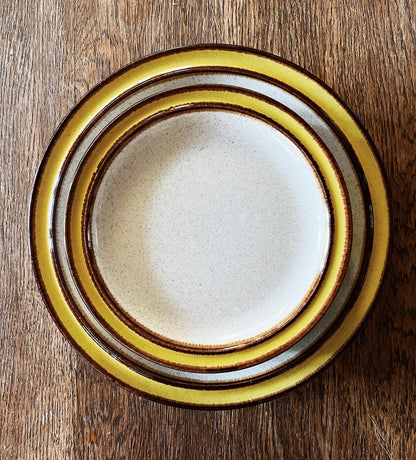 Vintage Suncraft Stoneware Plate Set
