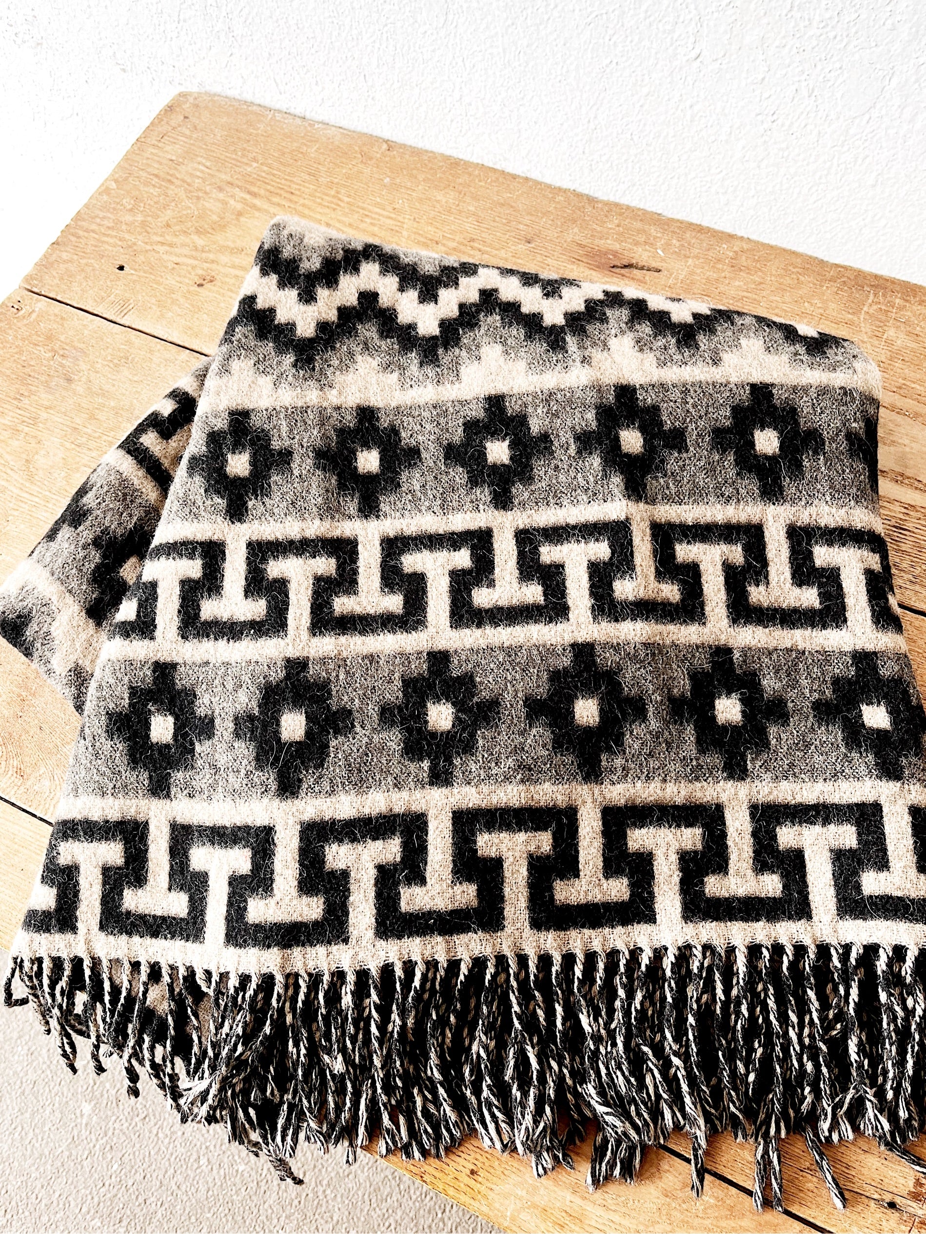 Vintage Alpaca Blanket - Thumbnail 5