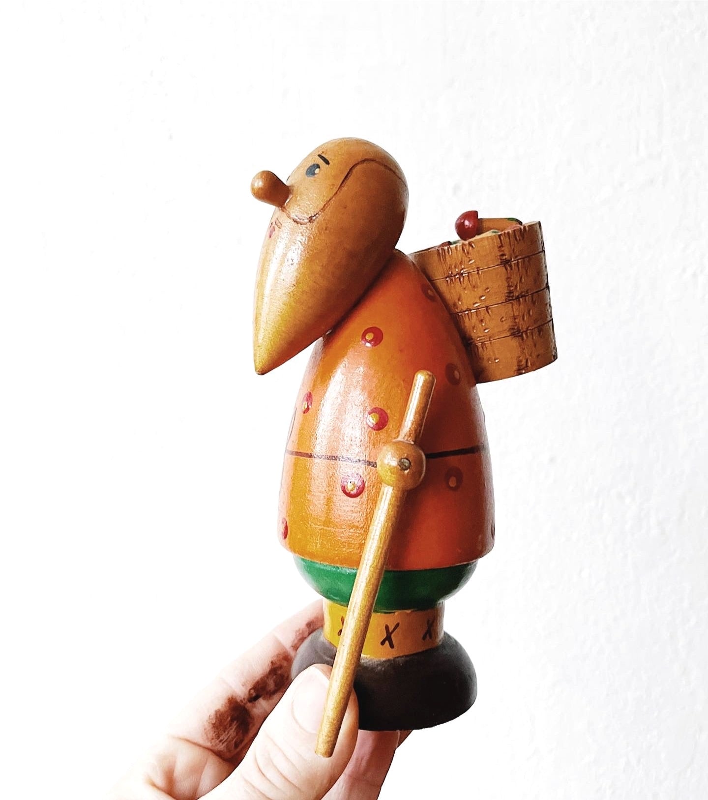 Vintage Russian Folk Mushroomer