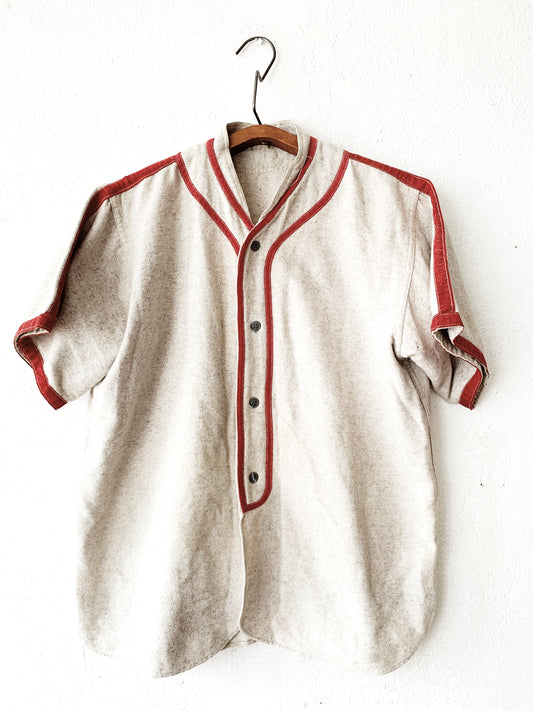 Vintage Wool Flannel Button Up