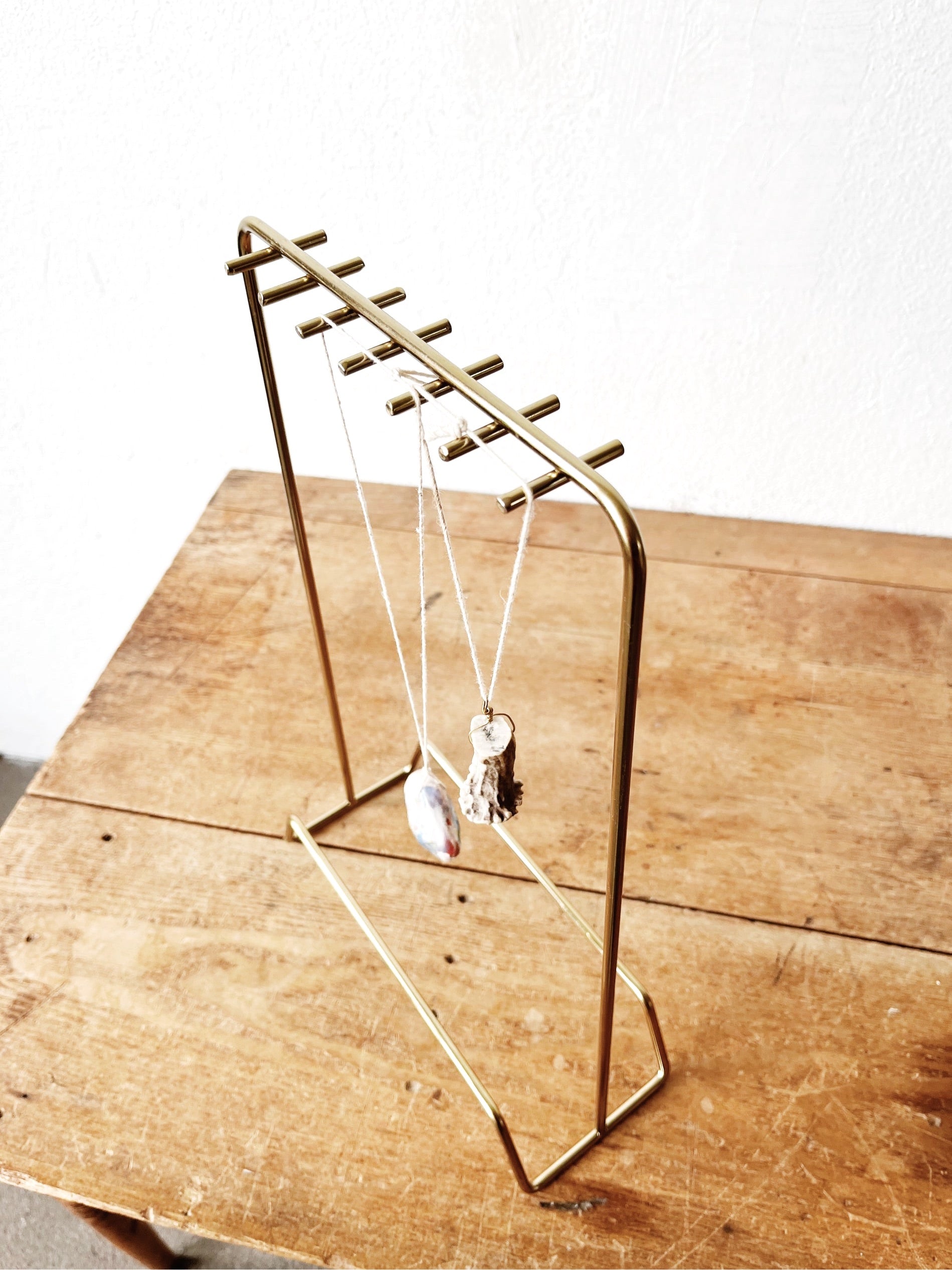 Vintage Brass Hanging Rack - Thumbnail 3