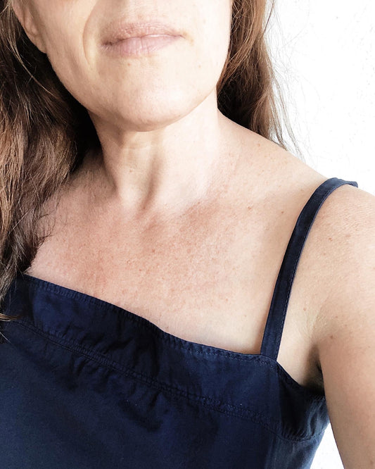 Ali Golden Cotton Dress