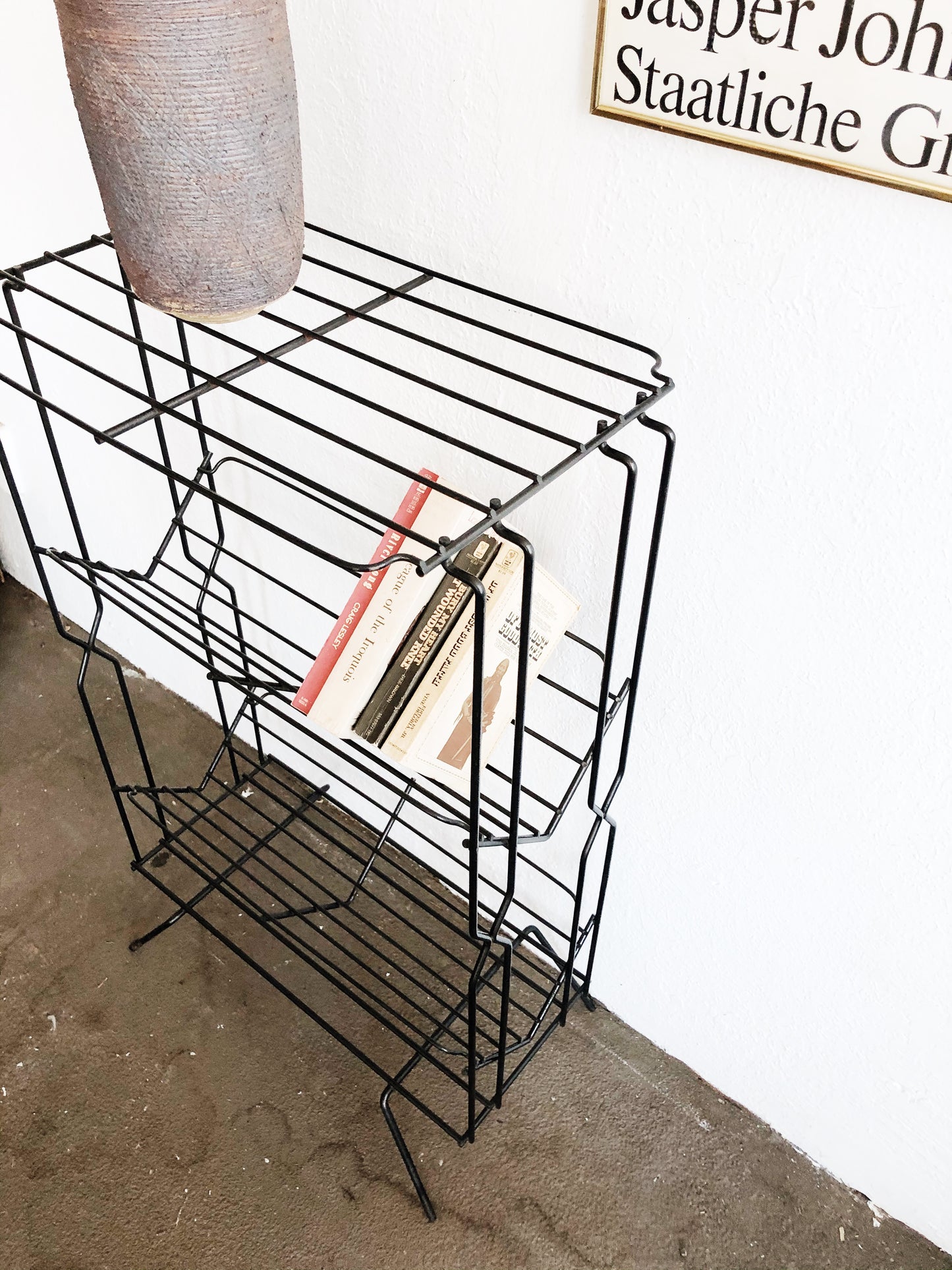 Mid Century Book Rack