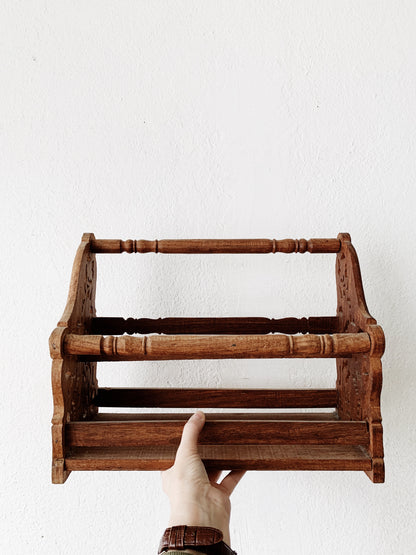 Vintage Wood Display Rack