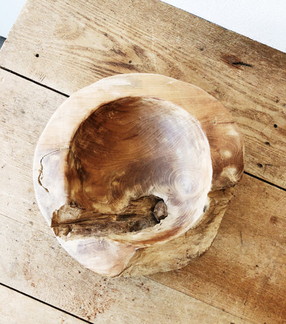 Gorgeous Sculptural Live Edge Bowl