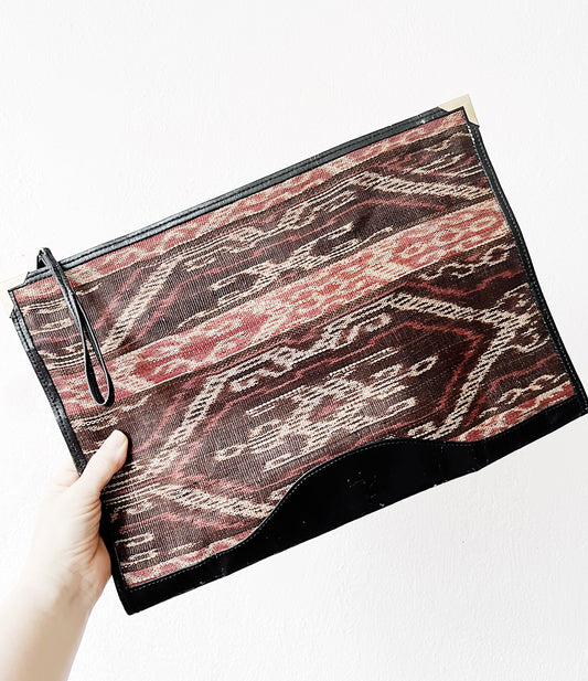 Large Ikat Pouch