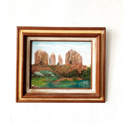 Vintage Framed Landscape