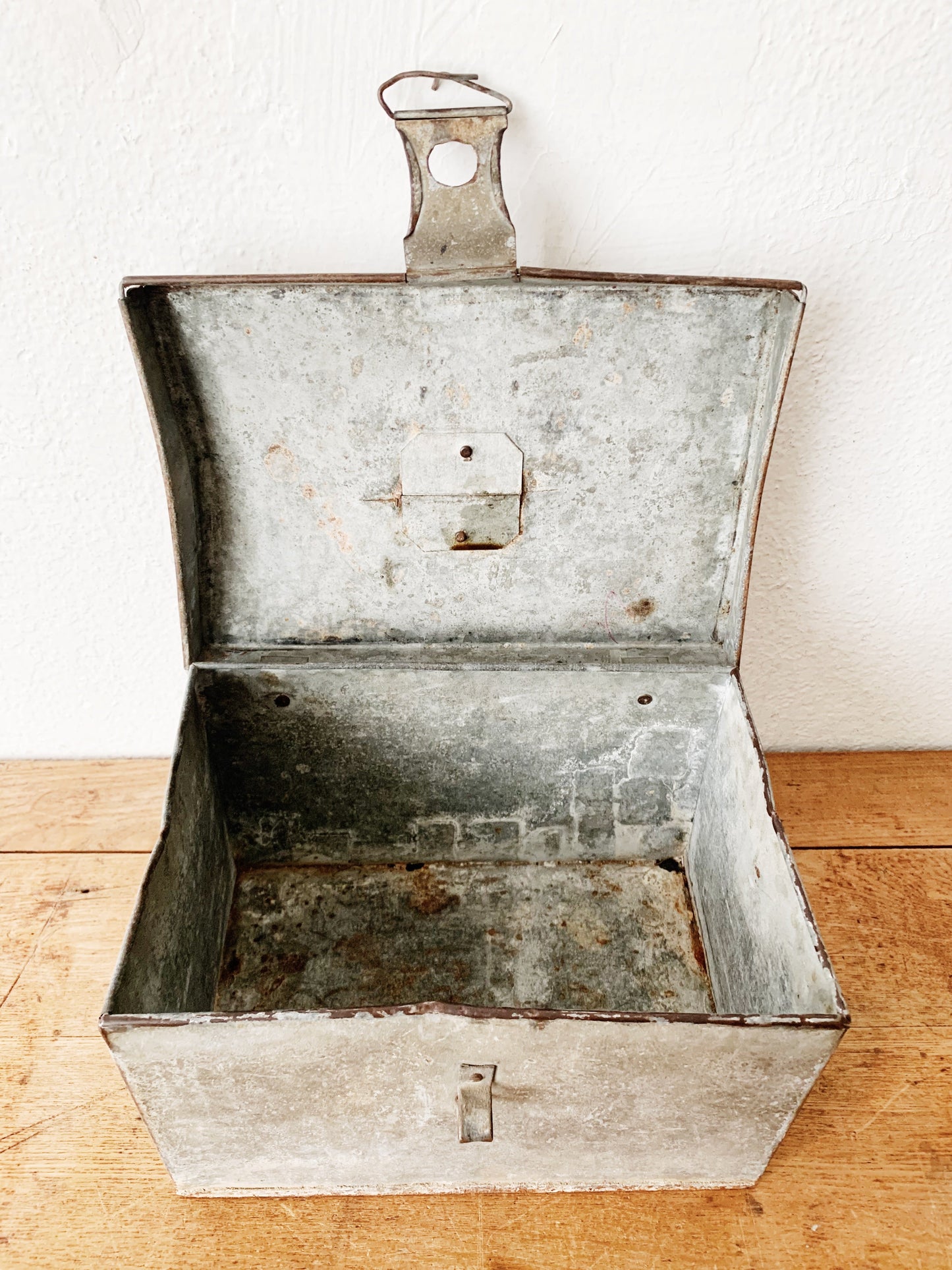 Antique Metal Tool Caddy