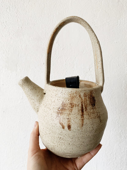 Vintage Handmade Ceramic Teapot