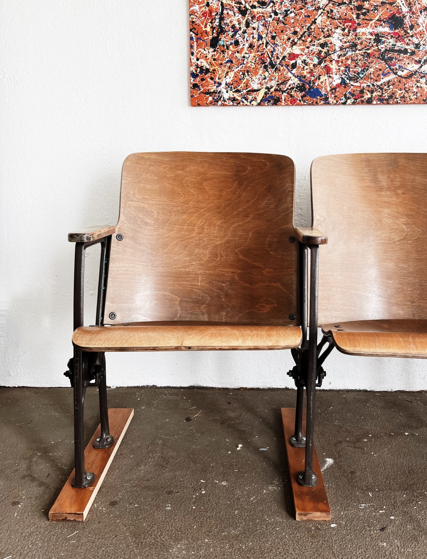 Antique Portland Theatre Seats