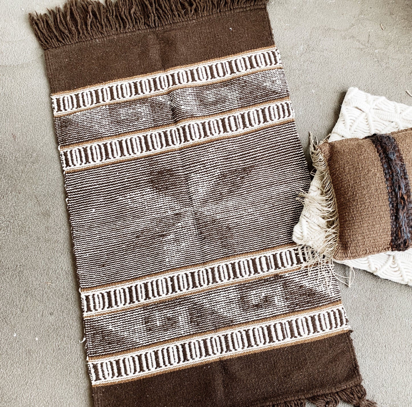 Vintage Cotton Blend Rug