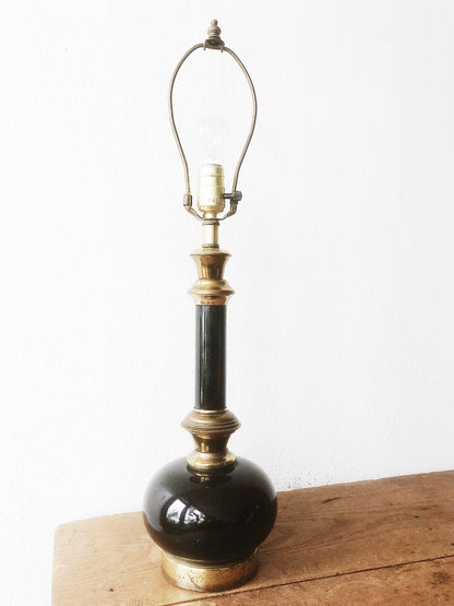 Vintage Solid Brass Lamp