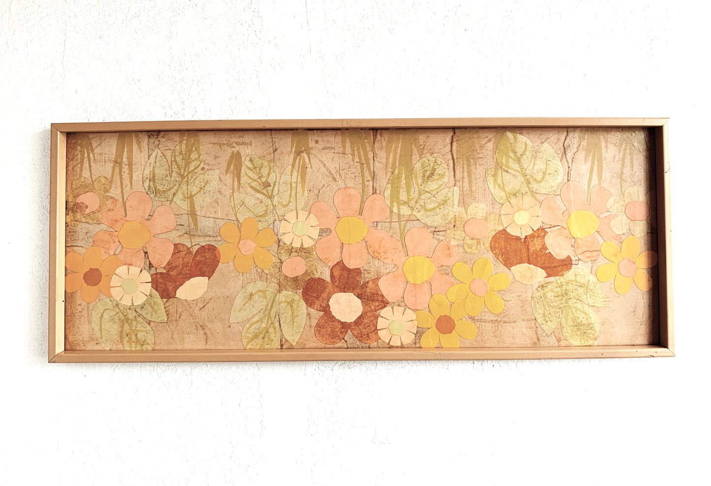 Large Scale Vintage Framed Collage Art