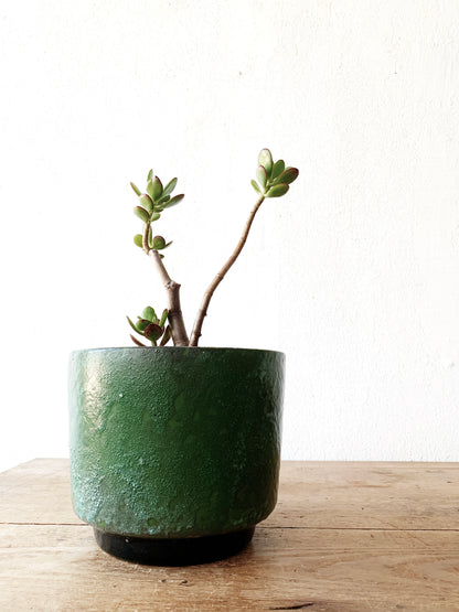 Mid Century Lava Glaze Pot