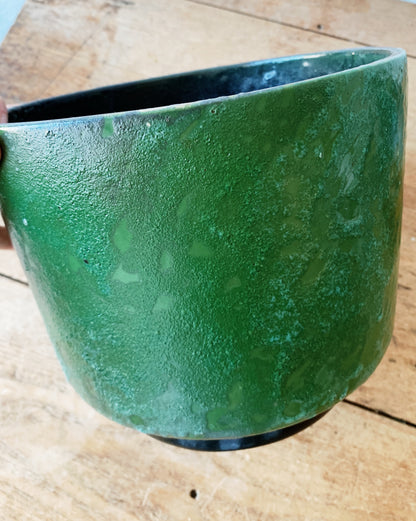 Mid Century Lava Glaze Pot