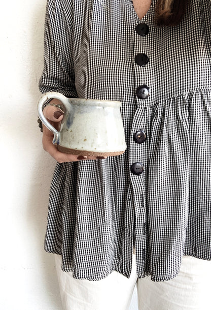 Handmade Stoneware Mug Pair