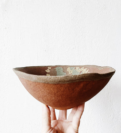 M Simon Vintage Ceramic Bowl with Stand