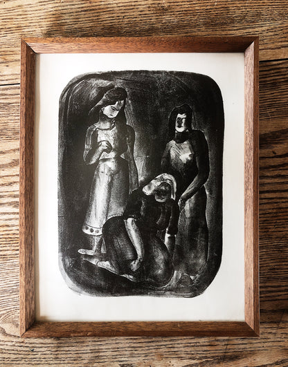 Vintage Original Etching 1967