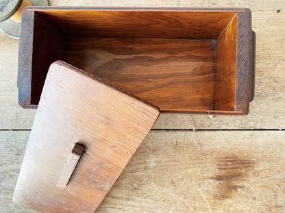 Vintage Wood Storage Box