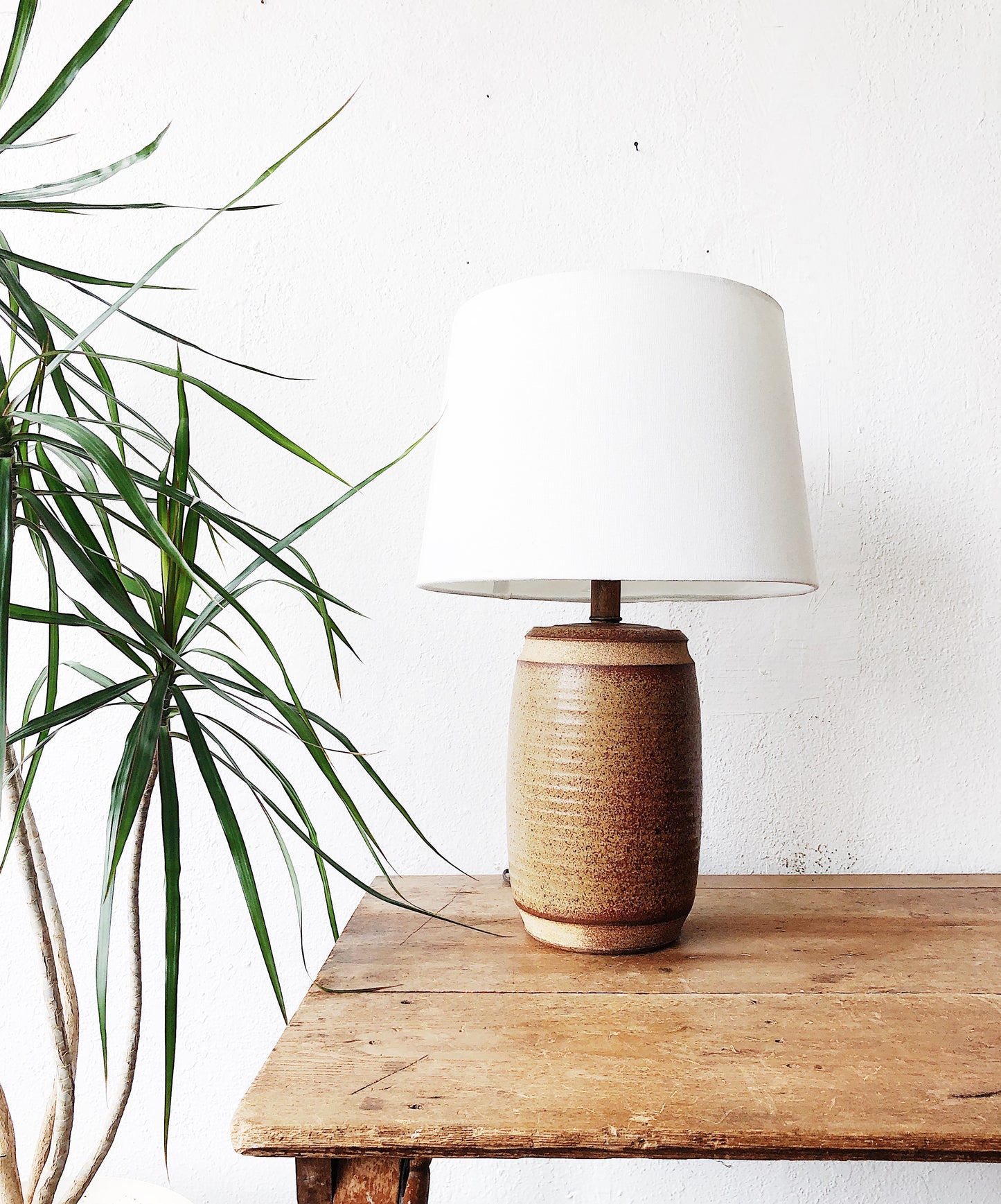 Handmade 1970s Ceramic Lamp