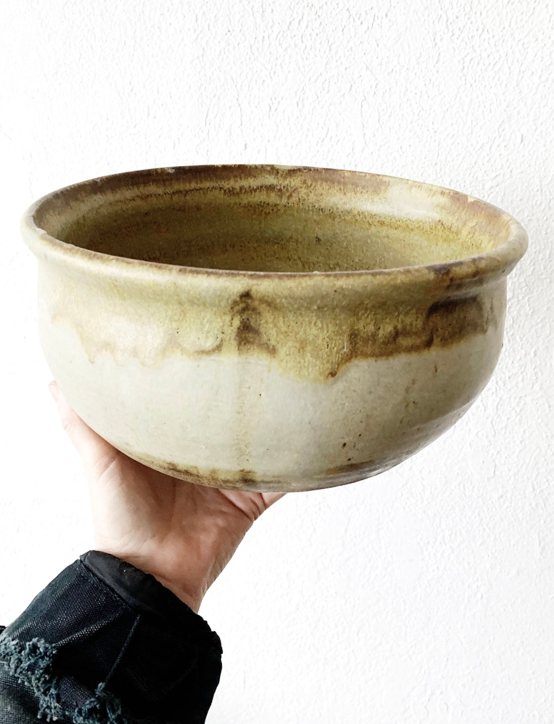 Large Vintage Pottery Bowl